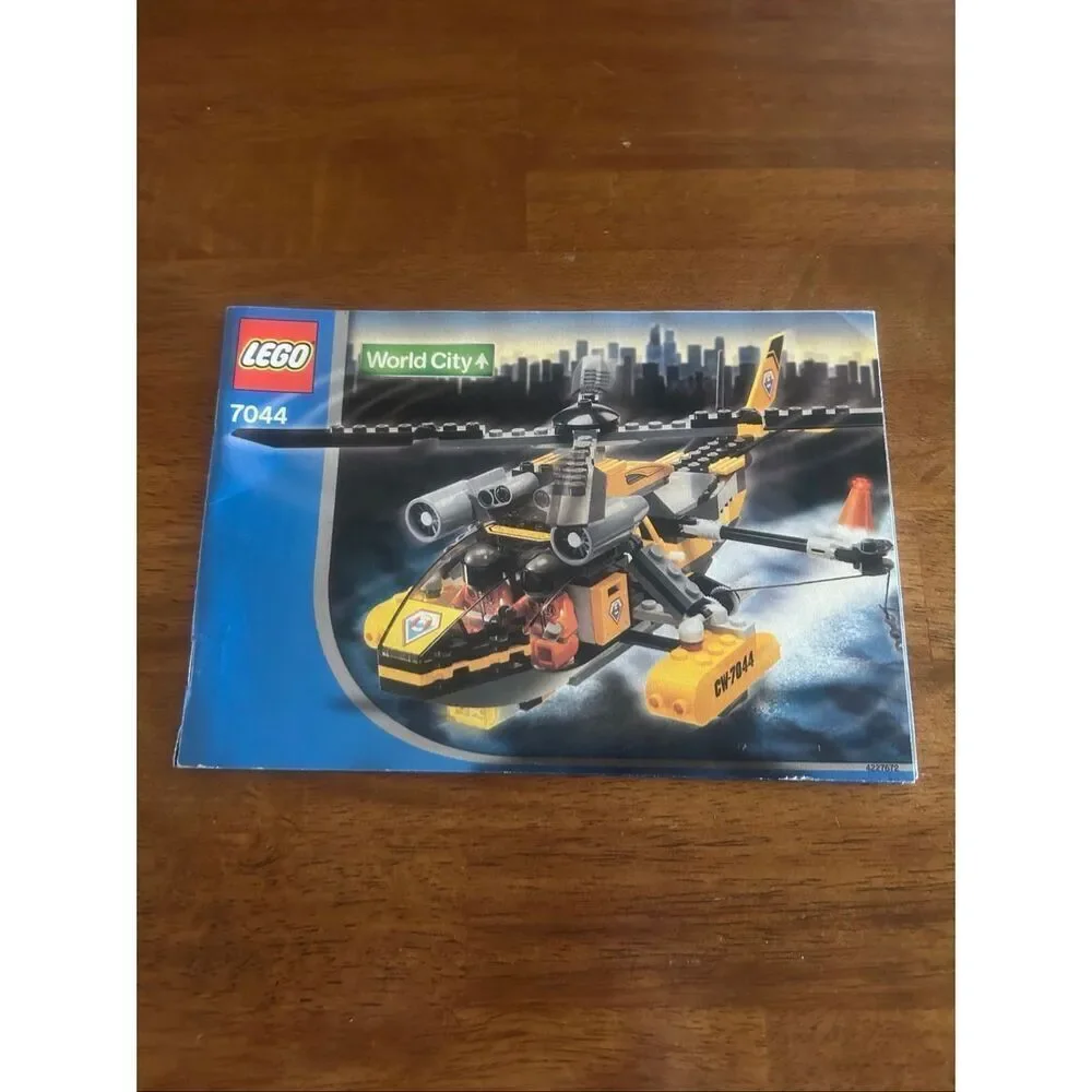 LEGO World City #7044 Rescue Chopper Instruction Manual Only (6059)